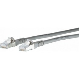 METZ CONNECT Cat.6A patch cable, AWG 26, grey, 6m