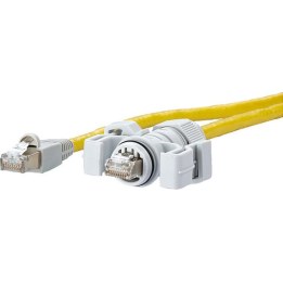 METZ CONNECT E-DAT Industry Patchkabel V6, IP67 - RJ45, 1 m