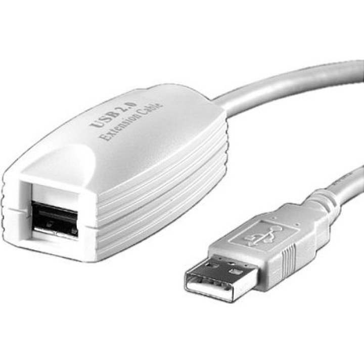 Prolunga USB 2.0 VALUE, bianca, 5 m