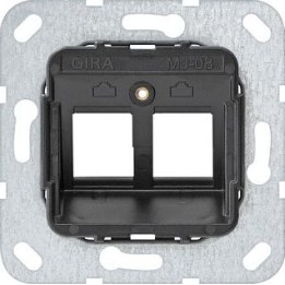 GIRA 560800 Modular Jack 8 2fach Tragring