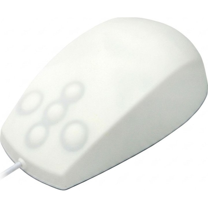 Medigenic MMA Scroll Maus USB&PS2 IP65 Silikon hellblau