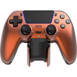 Deltaco Controller with Wireless Charging Station, Orange, for PS5