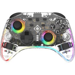 Deltaco Controller 2 C Button RGB Wireless Transparent Switch