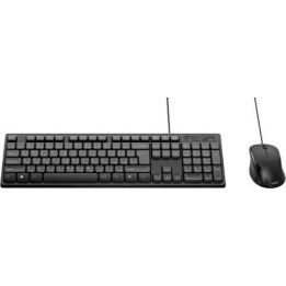 Teclado y ratón con cable de Belkin, alemán BBZ014de