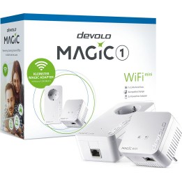 Devolo Magic 1 WiFi 2-1-2 Starter Kit mini, Powerline + WLAN (2 Adapter)