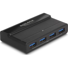 Switch USB da 5 Gbps con 4 porte per dispositivi e 2 porte host