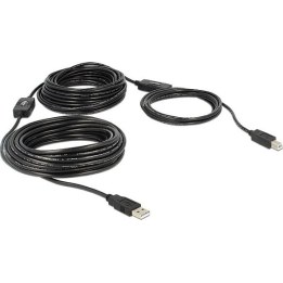 Cabo USB 2.0 com conector tipo A - conector tipo B, 20 m