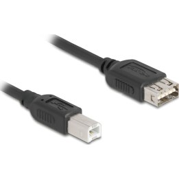 Cable USB 2.0 con conector USB tipo B a conector hembra EASY USB tipo A, 3 m