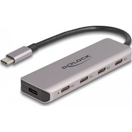 Hub USB de 5 Gbps com 4 portas USB Type-C™ e ligação USB Type-C™