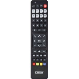 Télécommande Schwaiger 8 en 1 préprogrammée, noire