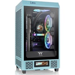 Mini Thermaltake The Tower 200 TG Turquesa