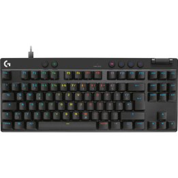 Logitech PRO X TKL RAPID Noir. Clavier gaming filaire. Commutateurs analogiques magnétiques. Rapid-Trigger. LIGHTSYNC RGB