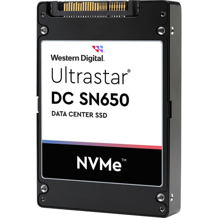 SSD M.2 de 2,5 polegadas WESTERN DIGITAL Ultrastar DC SN650 U.3 15 mm 7680 GB 6,4 cm PCIe TLC RI-1DW/D BICS5 ISE