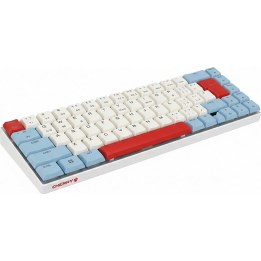 Cherry TAS MX-LP 2.1, teclado inalámbrico compacto con distribución DE, blanco