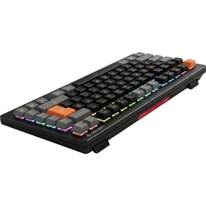 Cherry TAS MX-LP 2.1 compatta wireless con layout DE, nera