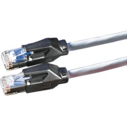 KERPEN Cable de conexión Cat6 S/STP TM21 Clase E, con conectores, 3 m, gris