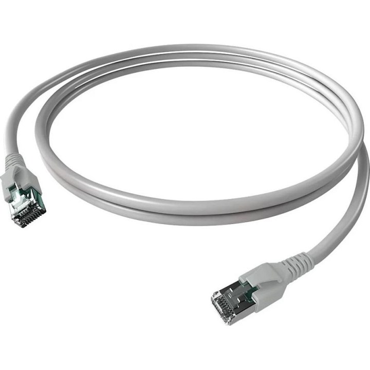 EASYLAN FlexBoot Patchkabel Kat.6A S/FTP grau 10m