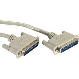 Cable RS232 de ROLINE, DB25-DB25, 3 m