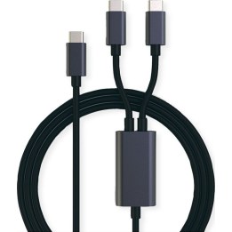 ROLINE USB-C-Split-Ladekabel 1,8 m