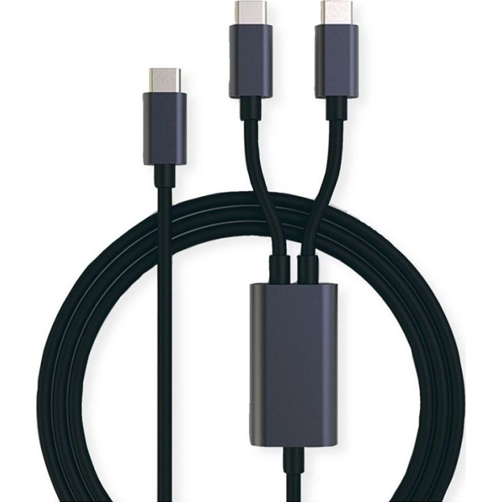 ROLINE USB-C SPLIT-LADEKABEL 1 8M