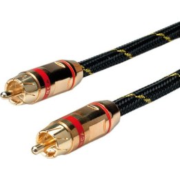 ROLINE CINCH-Kabel, rot, 2,5 m