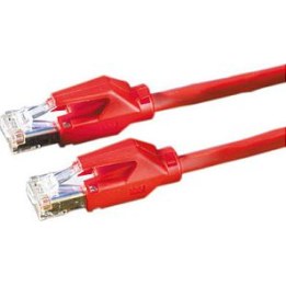 DRAKA Patchkabel Kat.6 Class E S/FTP UC900 TM21 LSOH rot 5m