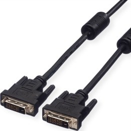 VALUE cavo DVI, DVI-D M-M, (24+1) dual link, 5 m nero