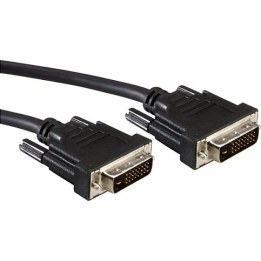 VALUE DVI cable, DVI M-M, (24+1) dual link, 10 m, black