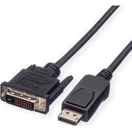 VALUE 11.99.5616 cable DisplayPort-DVI-D M/M LSOH negro 3 m