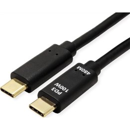 VALUE USB 2.0 cable C-C black 3 m 100W