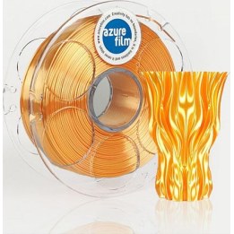 Azurefilm PLA Silk Flame Orange PLA-Filament 1,75 mm 1000 g Orange