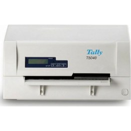 TALLY 5040N flatbed printer, 24-pin, 4+1, max. 600 characters per second. Ethernet