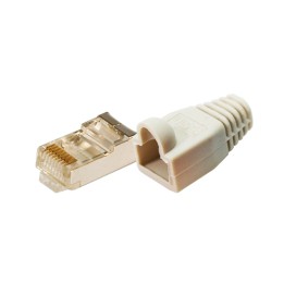 LogiLink, conector modular CAT5e, gris, 100e