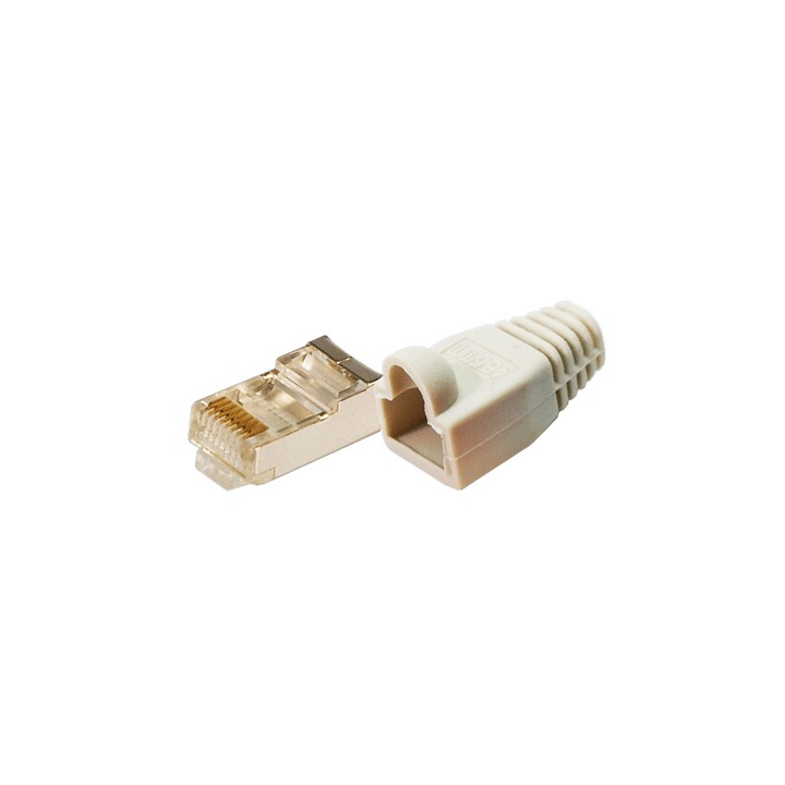 LogiLink, conector modular CAT5e, gris, 100e