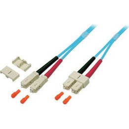 EFB Duplex Patch Cable SC-SC OM3 10m LSZH 3mm aqua