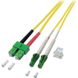 EFB Duplex Patch Cable LC/APC-SC/APC OS2 G652D 5m LSZH 2mm yellow