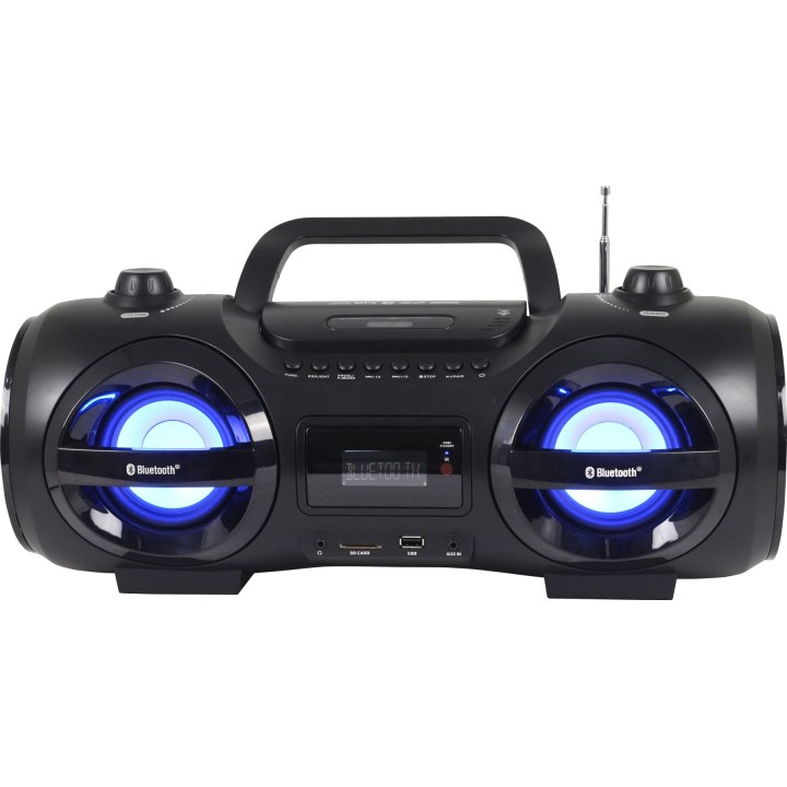 Reflexion CDR900BT Boombox mit Bluetooth MP3/CD USB SD AUX schwarz