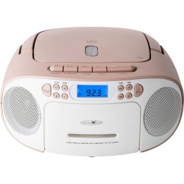 Reflexion RCR2260 Radio-Kassetten-Boombox weiß/pink