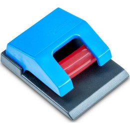 Clips para rollos de 3,3 cm, autoadhesivos, para montaje en pared, azules