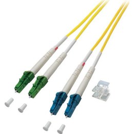 LC/APC-LC OS2 G652D duplex patch cable, 5 m, LSZH, 2 mm, yellow