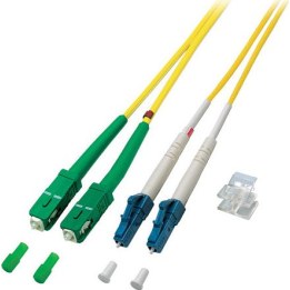 EFB Duplex Patchkabel LC-SC/APC OS2 G652D 3m LSZH 2mm gelb