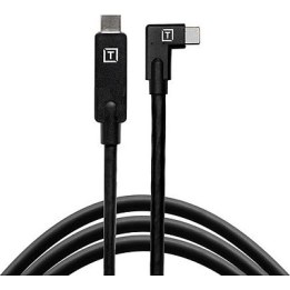 Tools TetherPro USB-C to USB-C right-angle cable, black