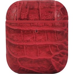 TERRATEC AirPods Case AirBox Crocodile Pattern Red