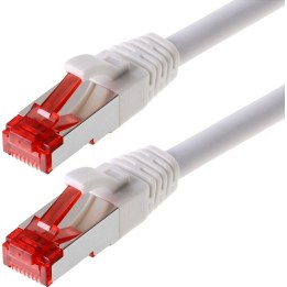 helos Cat.6 GHMT patch cable, AWG 27/7, white, 20.0 m