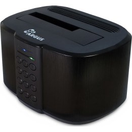 Inter-Tech Dockingstation GD-PDLK02 black USB3.0 m. Code