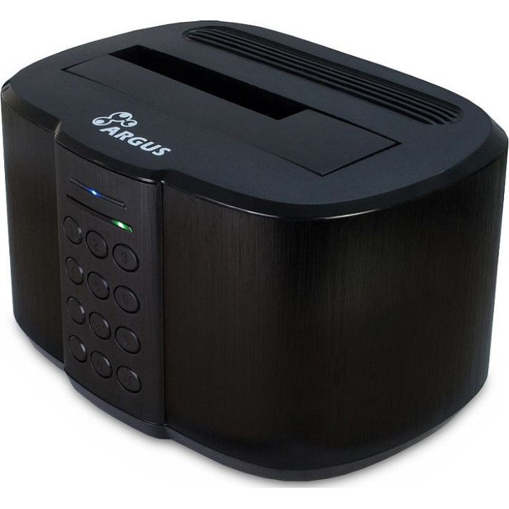 Inter-Tech Dockingstation GD-PDLK02 black USB3.0 m. Code