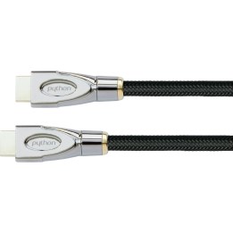 Python HDMI® 2.0 Kabel 4K2K Nylongeflecht schwarz 3m
