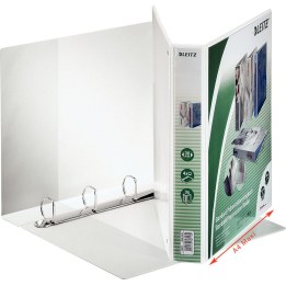 LEITZ Presentation Ring Binders, 4-ring, DIN A4, 5 cm, white