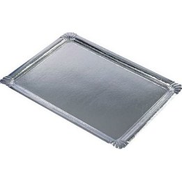 PAPSTAR disposable serving plates, silver