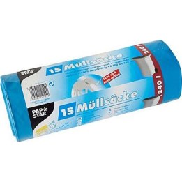 PAPSTAR bin liners, 240.0 l, blue